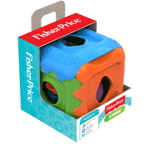 Дидактическая игрушка "Кубик" Фишер Прайс 13.5x13.5x14 см