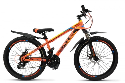 Велосипед 24 PULSE MD 2000 оранжевыйжелтый