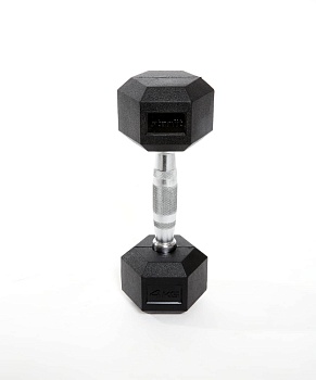Гантель гексагональная STARFIT DB-301  4 кг, обрезиненная,черный+