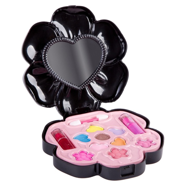 Набор детской декор. косметики Bondibon Eva Moda, CDR 38х19х1, 5 см; косметичка-цветок с зеркальцем